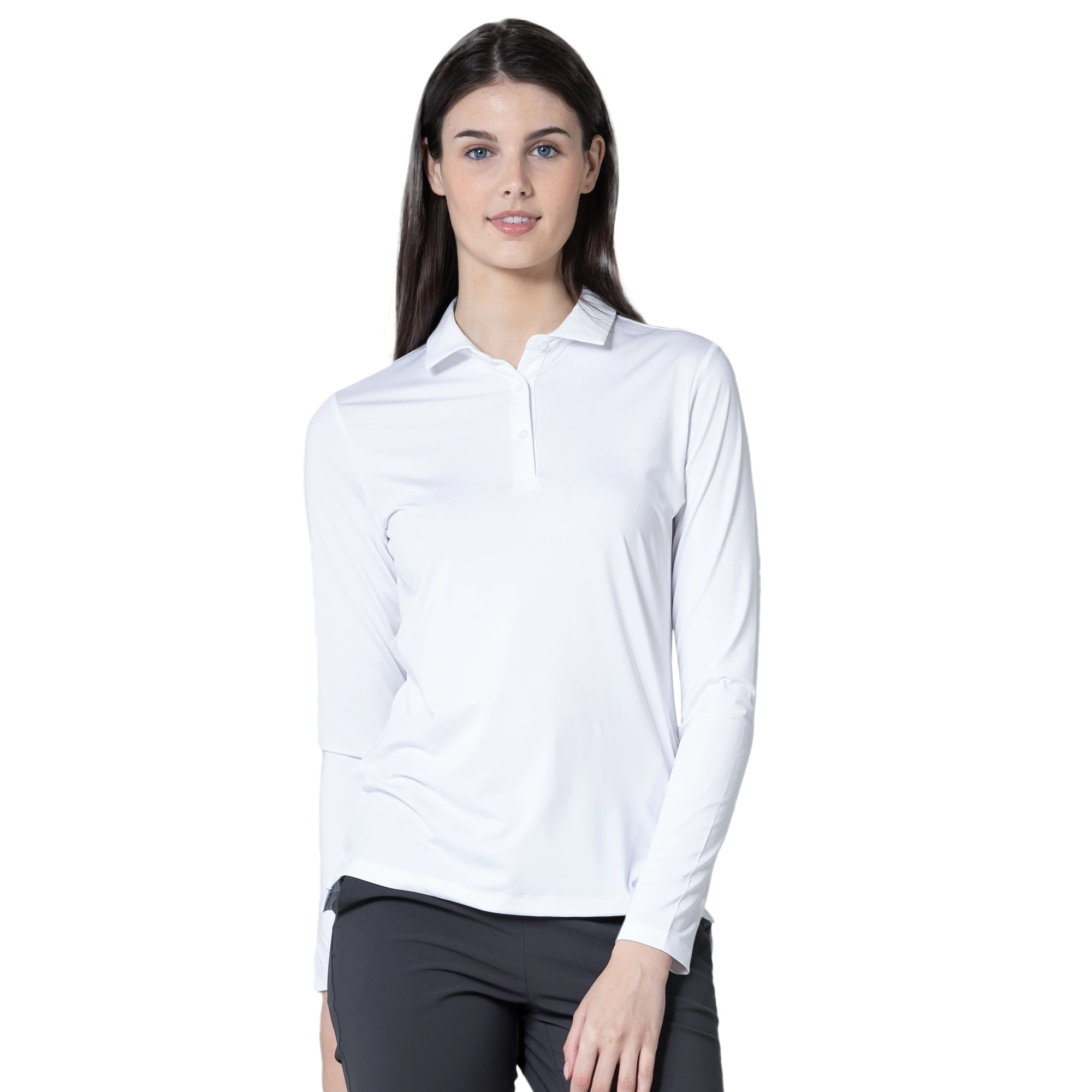 Canyon Long Sleeve Polo Black 002
