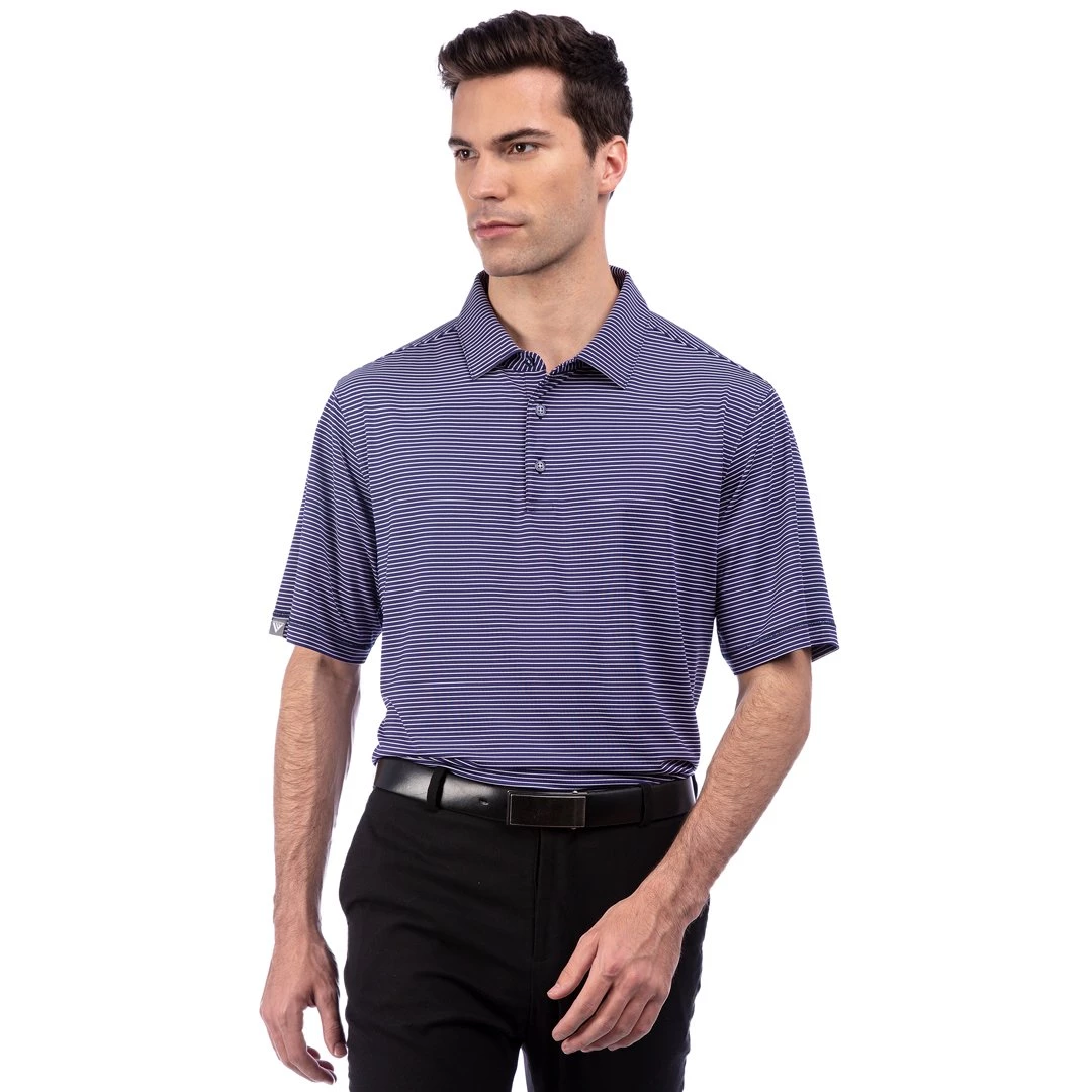 Oath Polo Purple Heart/White B49