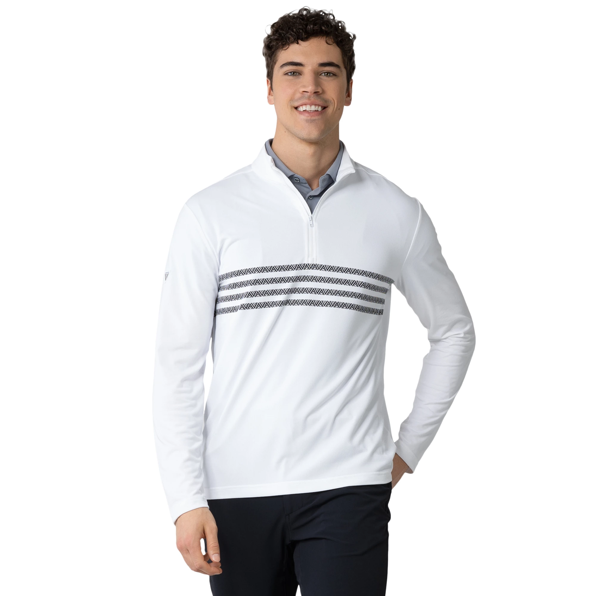 Asher Pullover White/Black 091