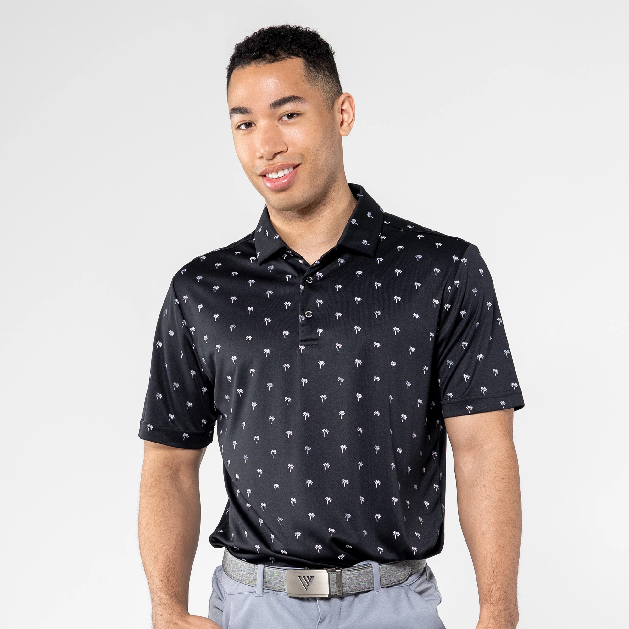 Groove Polo Black/White/Pebble CQH