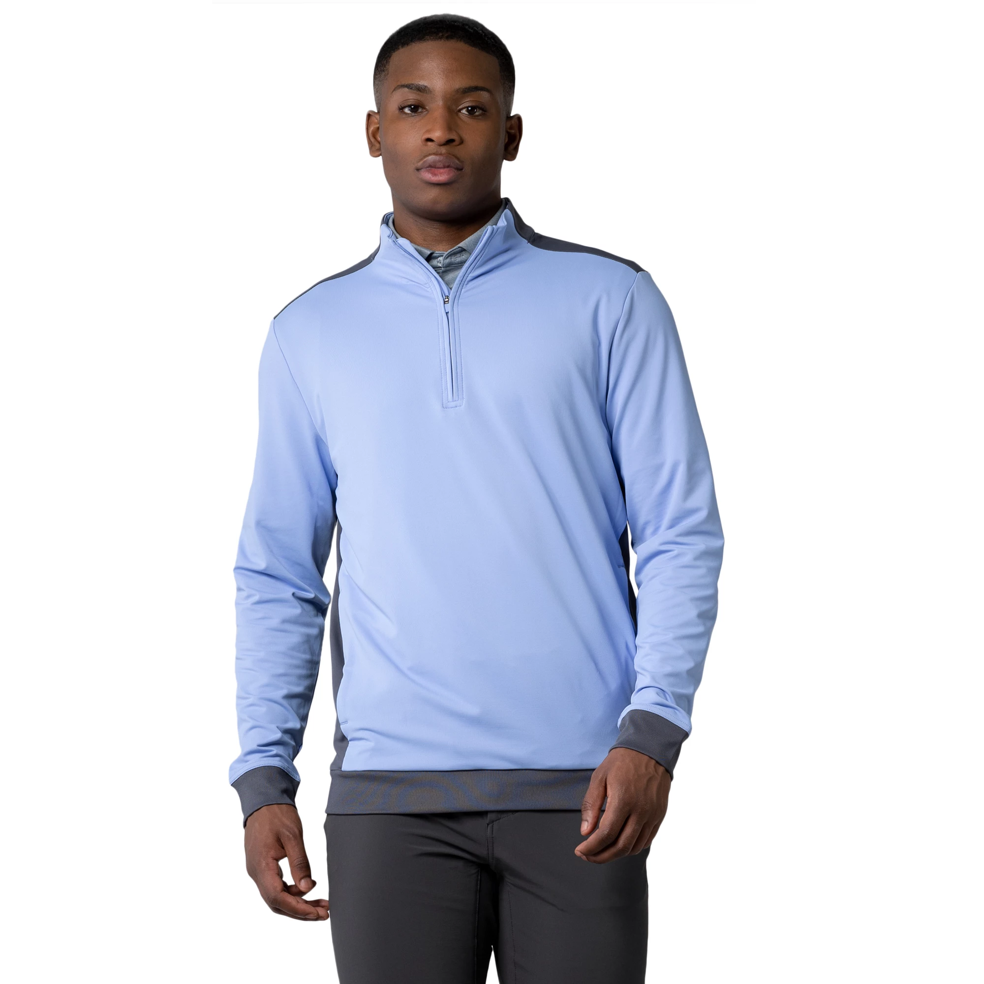 Crosswind Pullover Hydrangea/Charcoal CNW