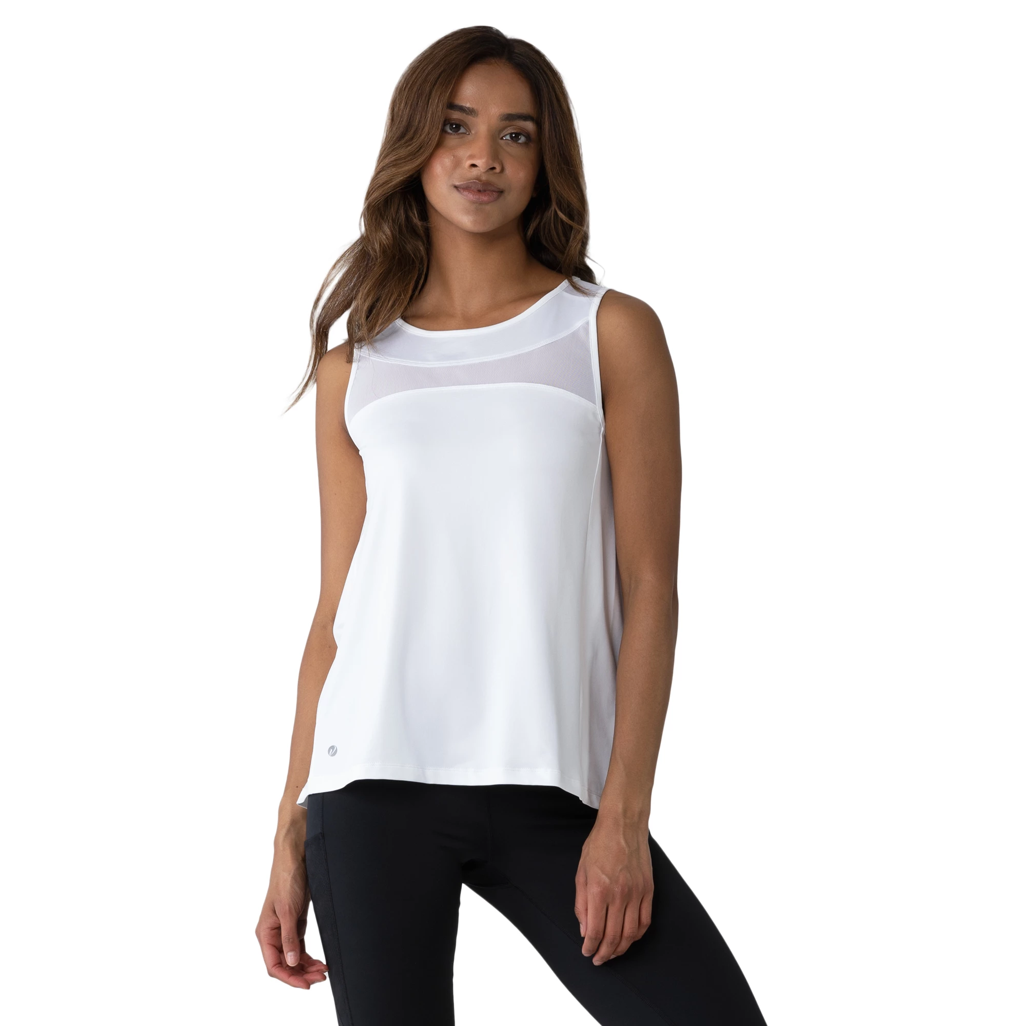 Harley Sleeveless Top White 001