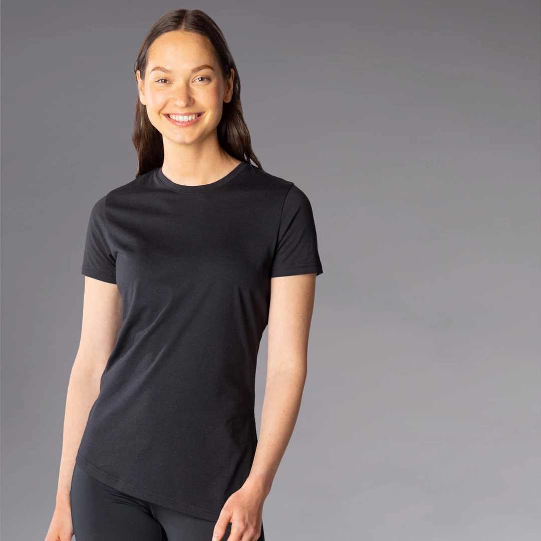 Birch Short Sleeve Tee Black 002