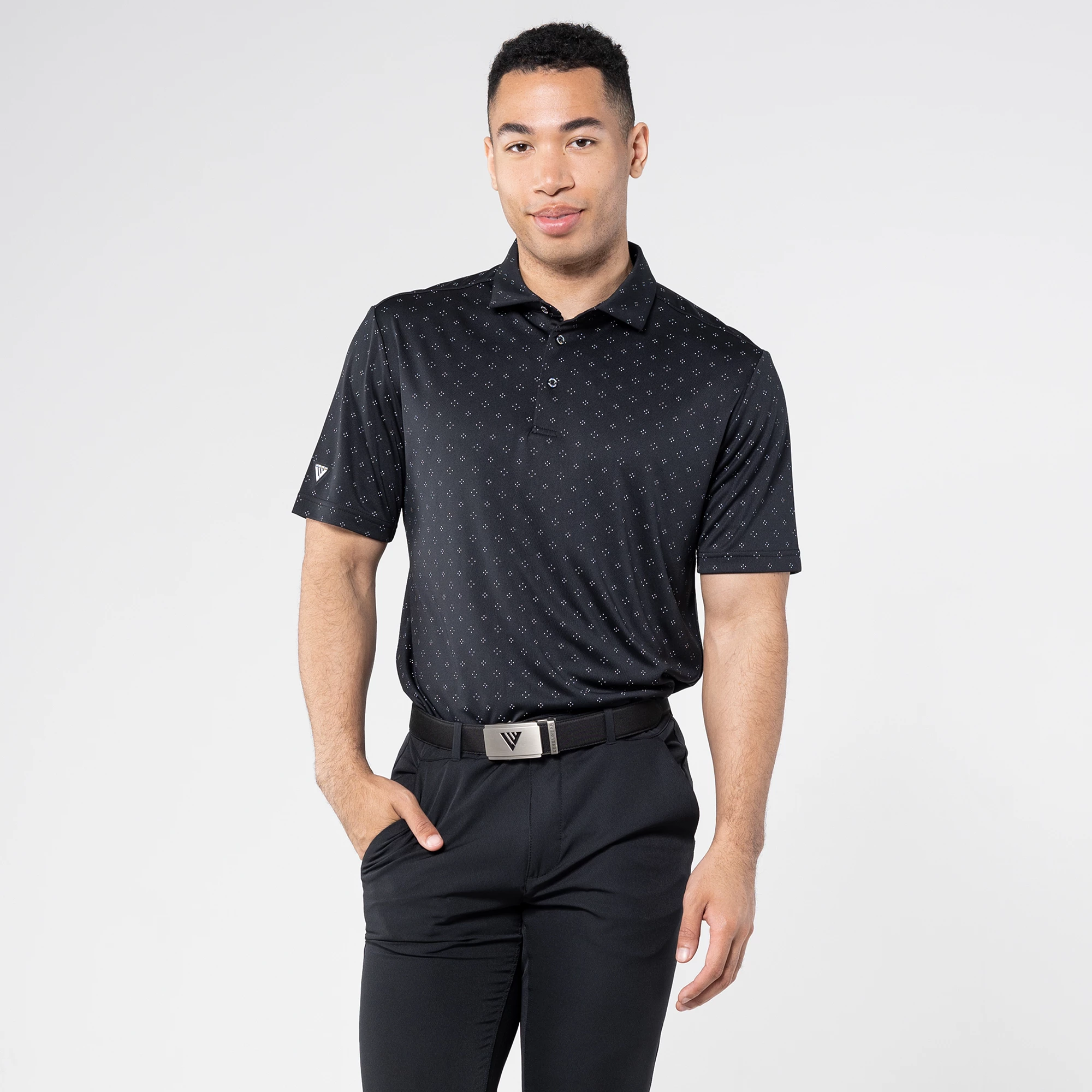 Detect Polo Black/White 083