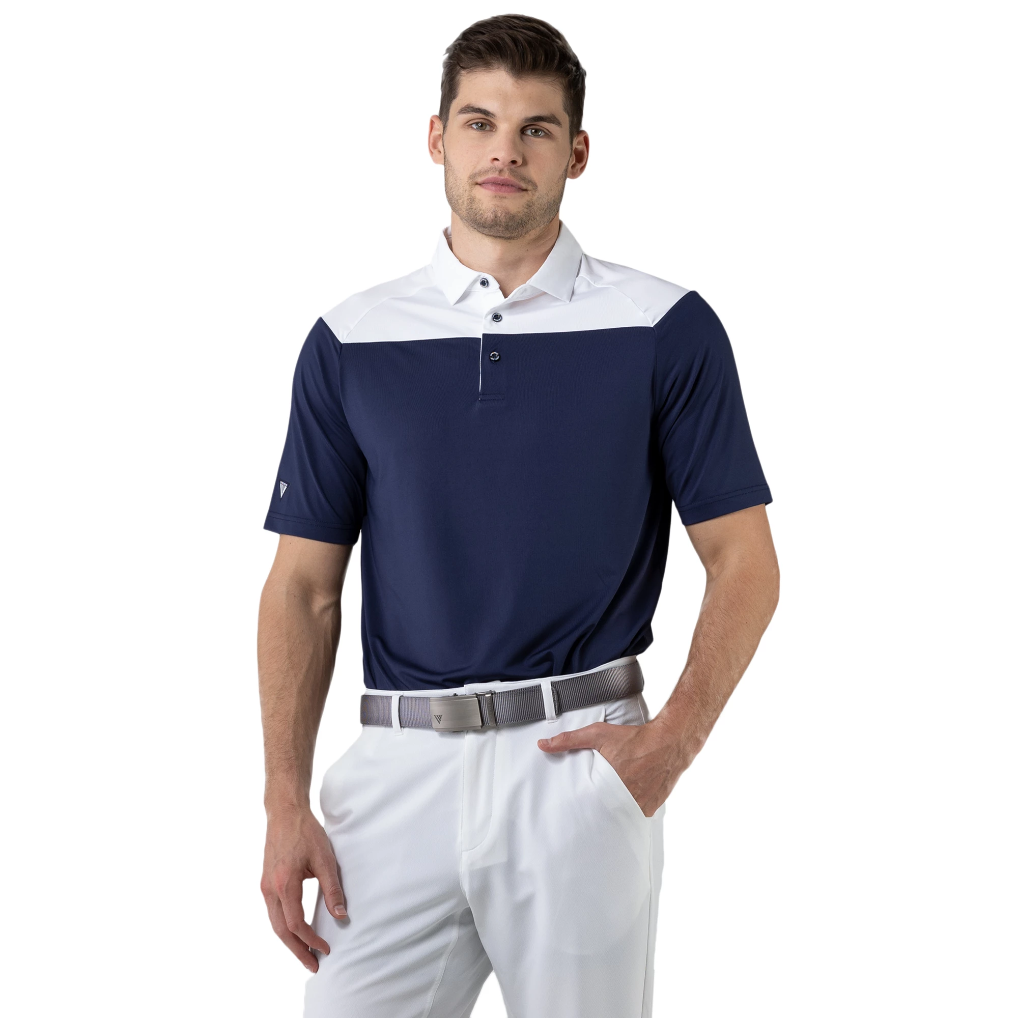 Scholar Polo Navy/White 090